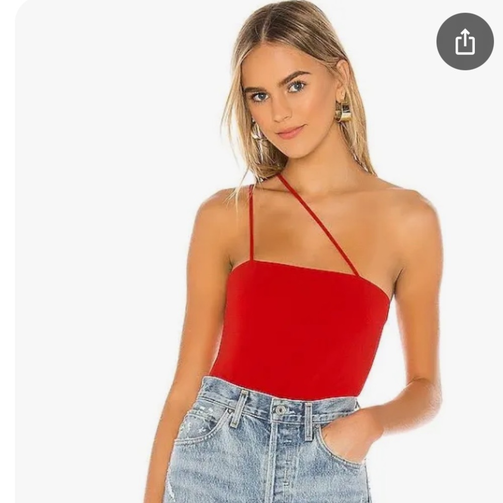 Lovers+Friends red bodysuit